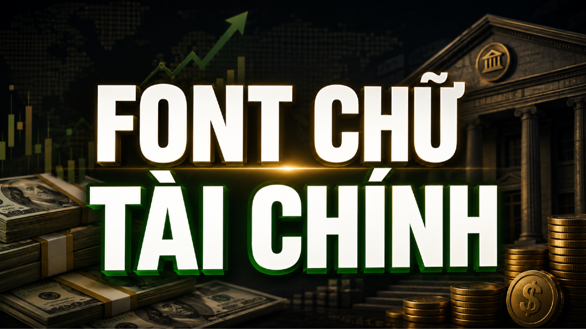 Font chữ cho thương hiệu tài chính, ngân hàng và fintech: chọn sao cho đáng tin